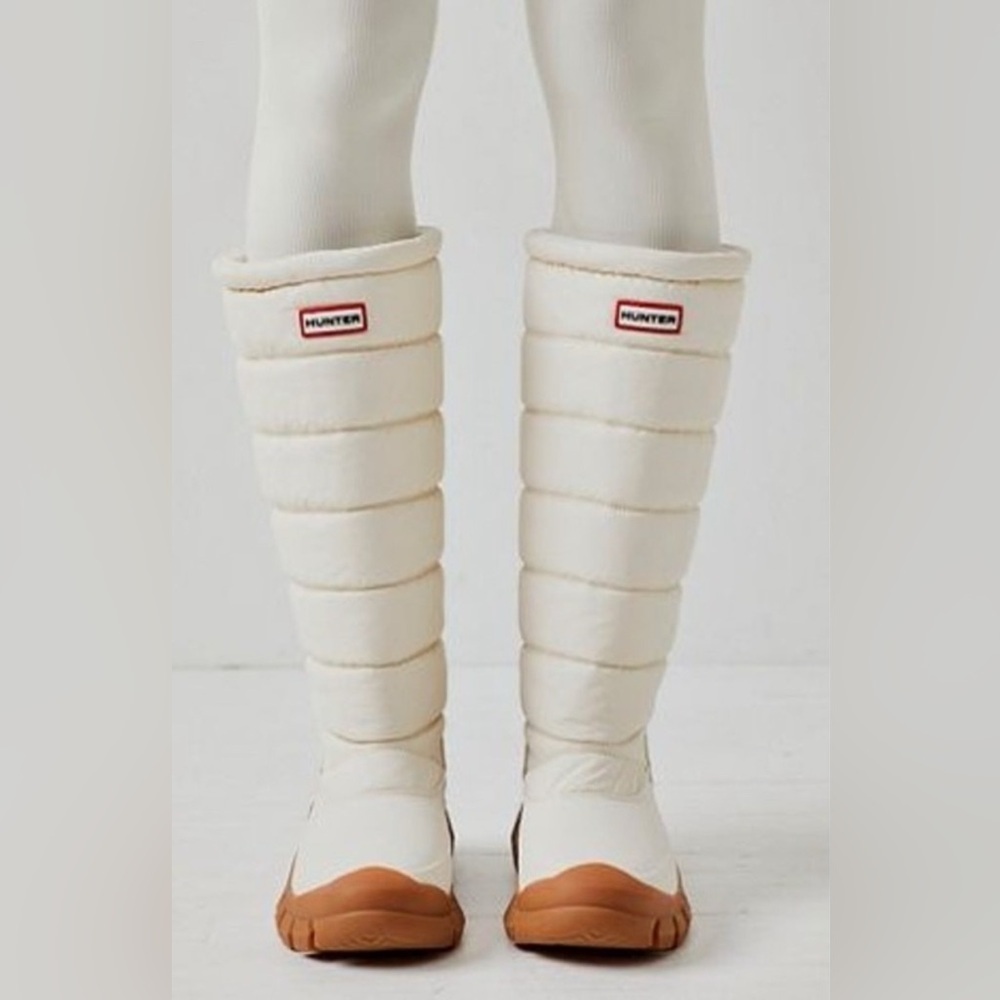Hunter Women's Intrepid Tall Snow Boots White Size 9 NIB 👢❄️☃️🤍HOST PICK! 🌟 - Picture 13 of 15